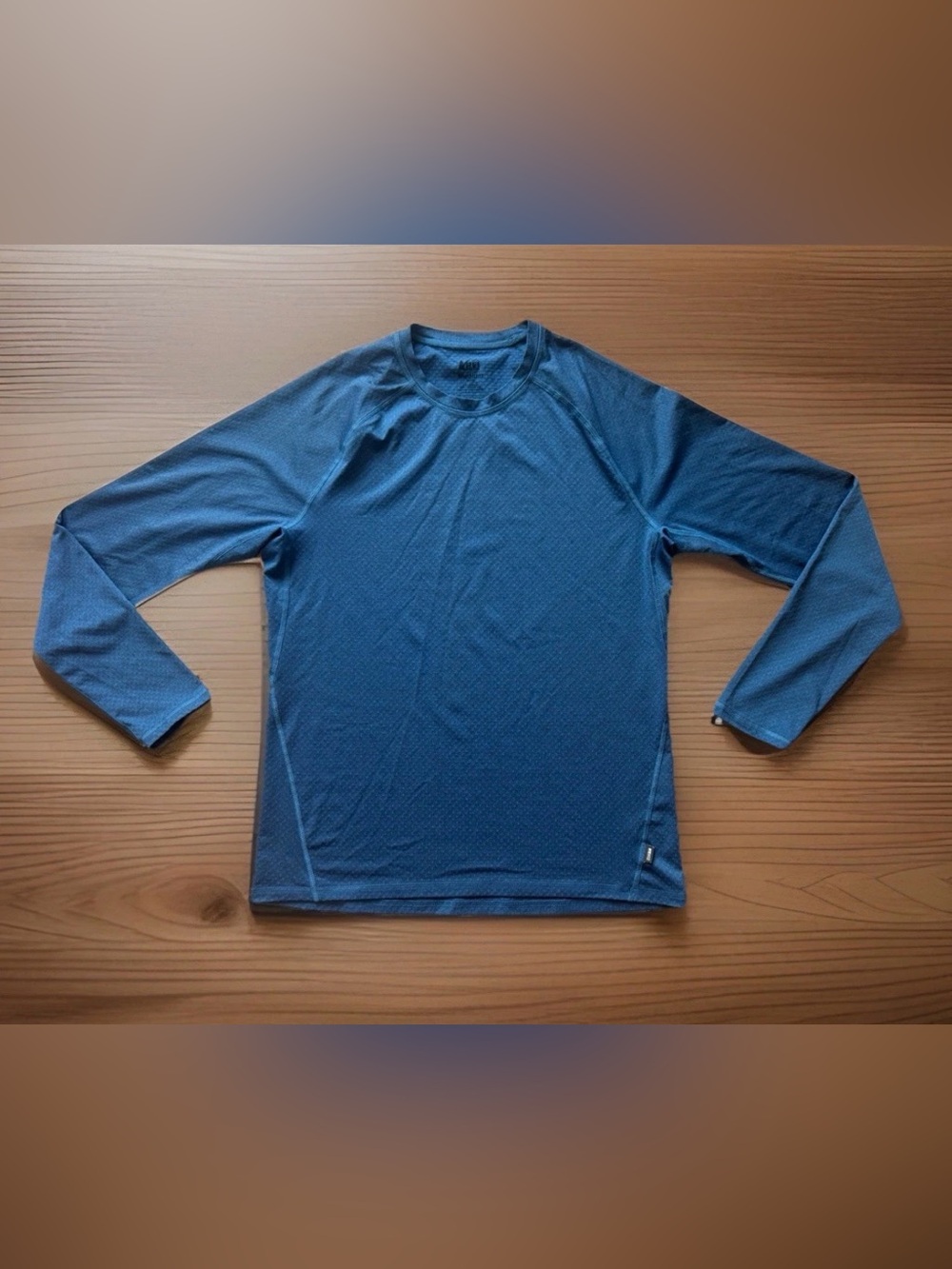 REI Co-Op Men's Medium Blue Swiftland Long Sleeve Running Gym Shirt M